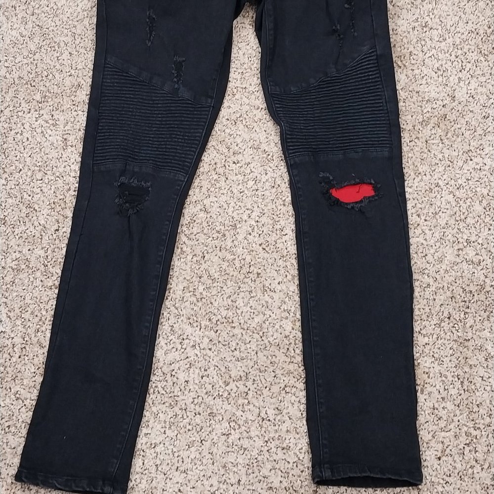 2876 Size 34 X 30 Rue 21 Premium Black Jeans - Picture 2 of 8